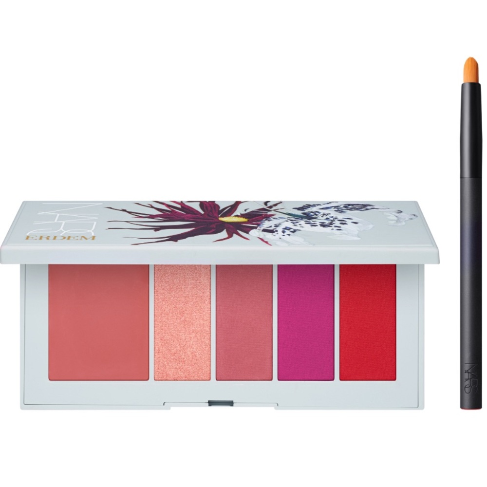 Erdem for NARS Strange Flowers Poison Rose Lip Powder Palette w/ Lip Brush
